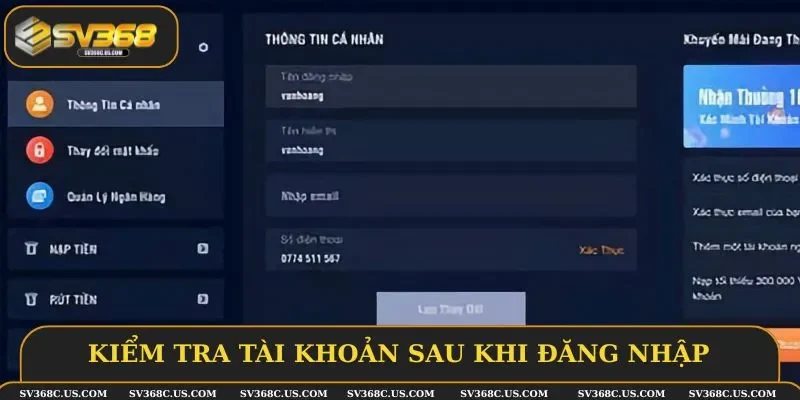 Kiểm tra tài khoản để tránh các sai sót