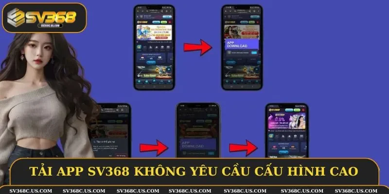 Không cần cấu hình máy cao để tải ứng dụng